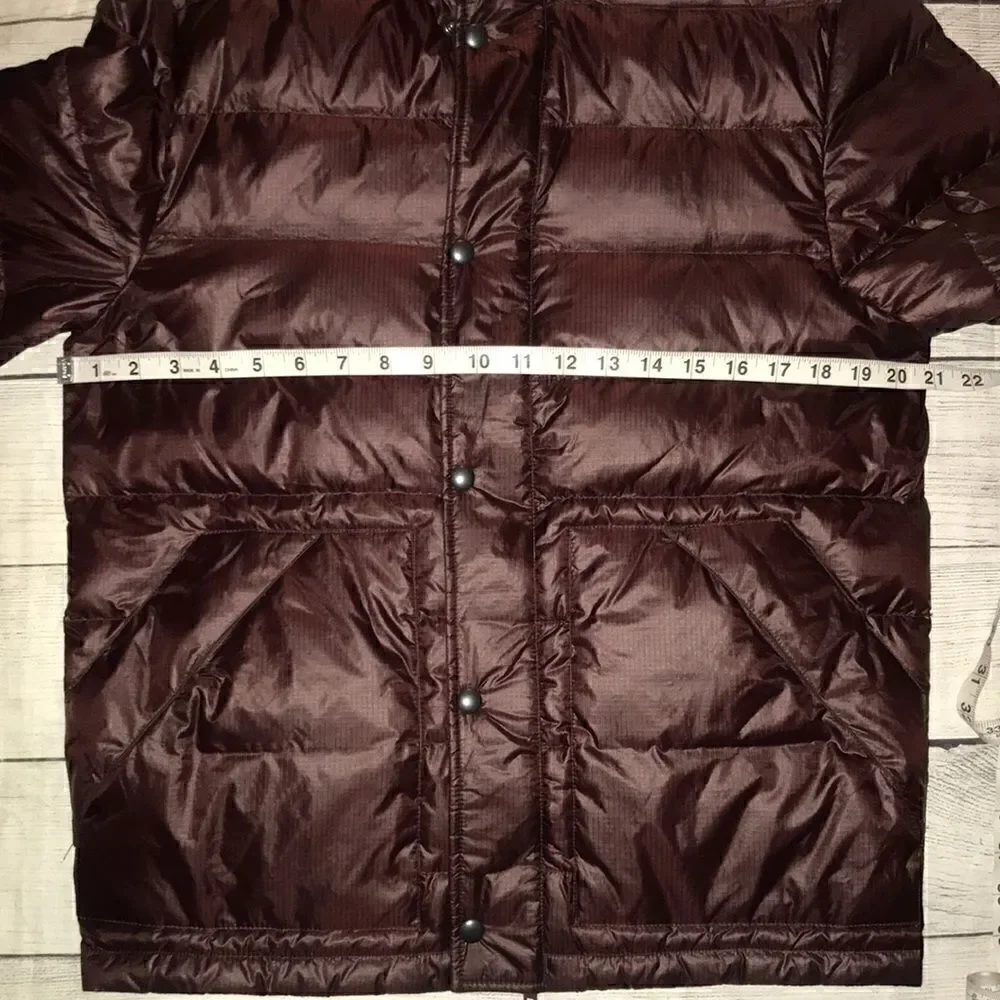 J. Crew Outerwear Down Puffer Jacket Quilted Brown
